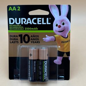 Pila Recargable AA Duracell x2