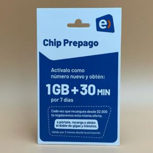 Tarjeta SIM Prepago Entel