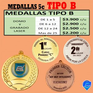 Medallas 50mm